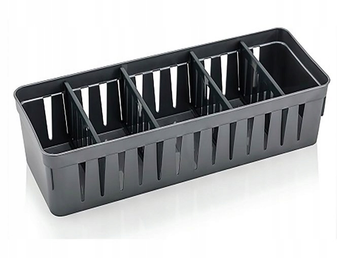 POJEMNIK ORGANIZER NA PRZYPRAWY ANTRACYT 8,5CM