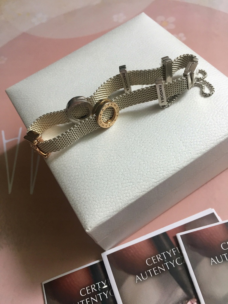 Reflexions Mesh Bracelet Pandora Rose Gold Pandora Reflexions