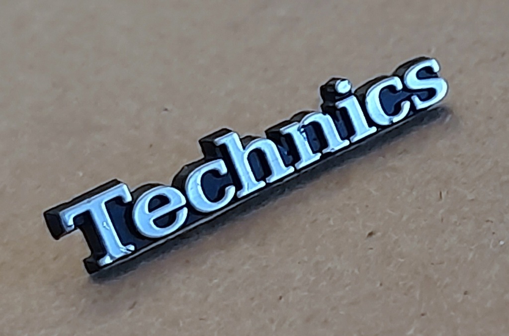 Napis LOGO Technics 1szt. na CD Tuner Wzmacniacz