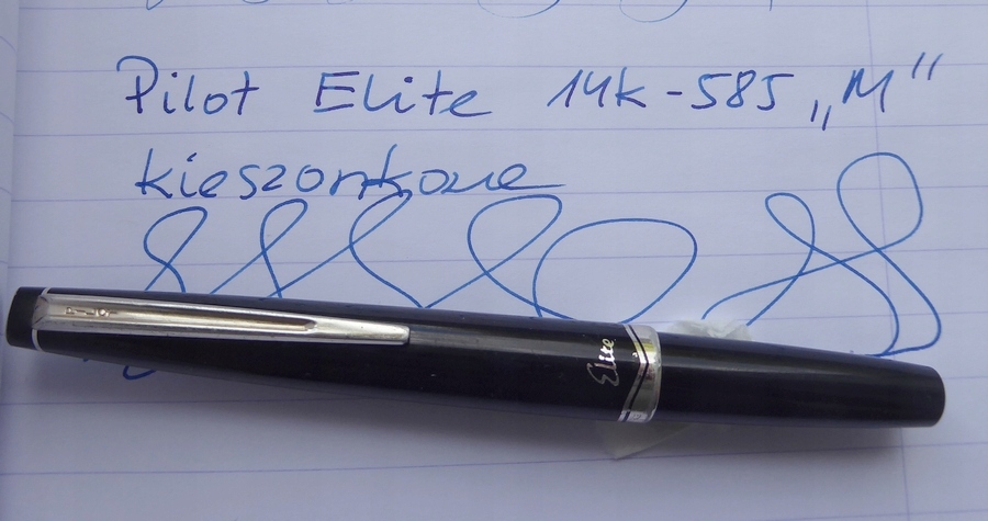 ----PIÓRO WIECZNE Pilot ELITE 14k-585 M kieszonkowe używane - 16620064259 - oficjalne archiwum Allegro
