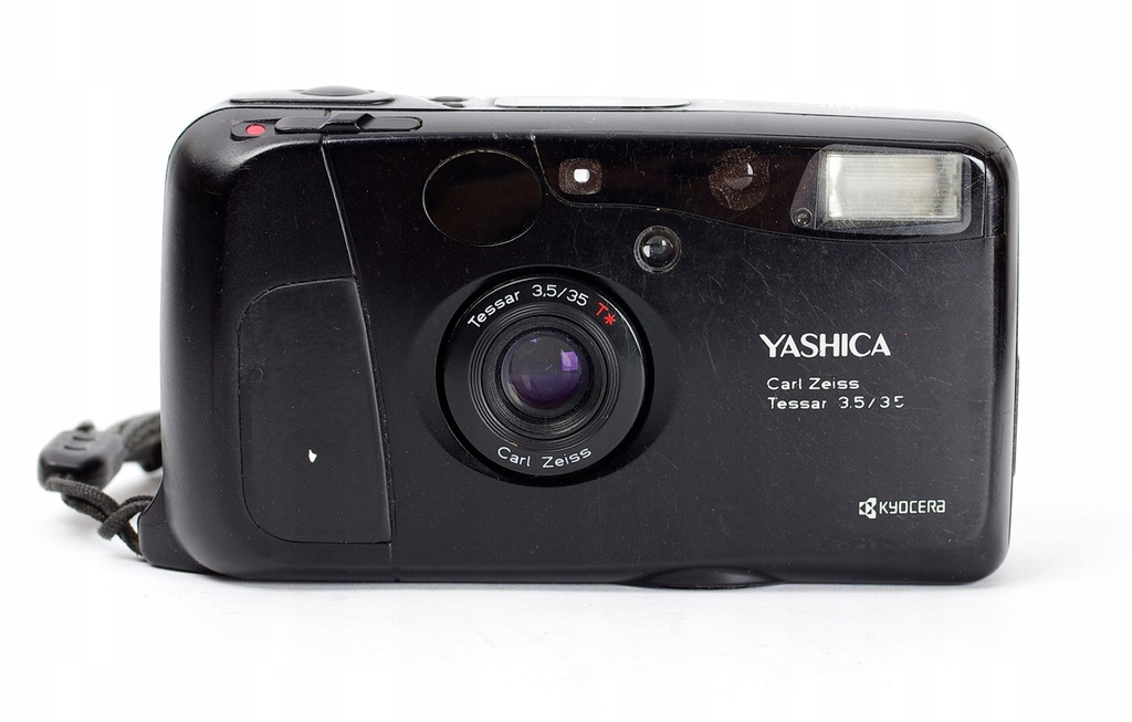 YASHICA T4D CARL ZEISS TESSAR 3.5/35mm KOMPAKT NA FILM 35mm DATA BACK