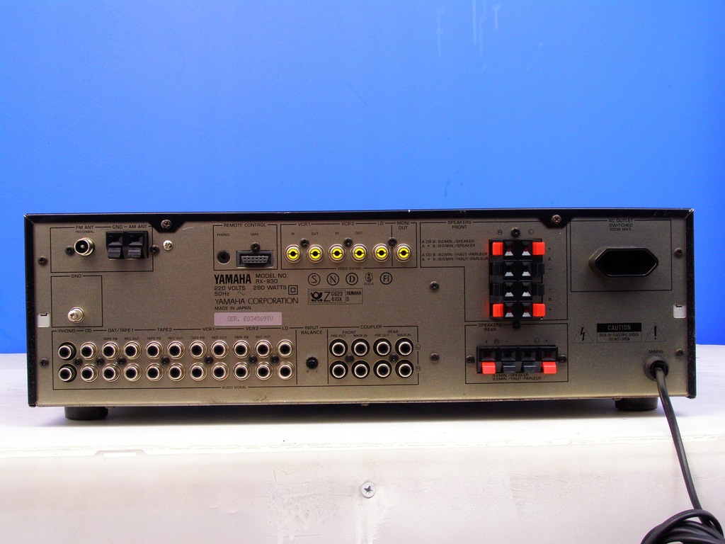 __ YAMAHA RX930 RS TOP MODEL_POTĘŻNY KLASYK_PILOT 7826699818