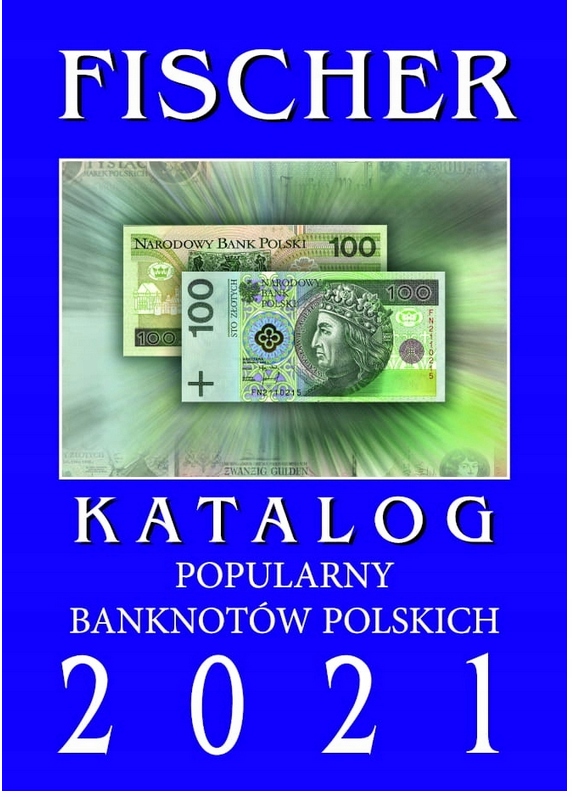 KATALOG BANKNOTÓW POLSKICH 2021 -FISCHER- 75 STRON
