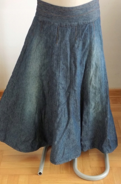 SPÓDNICA DAMSKA DŻINSOWA JEANS R.38