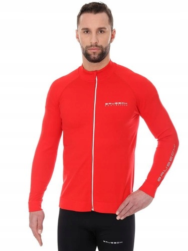 BRUBECK ATHLETIC bluza termo męska czerwona r. M