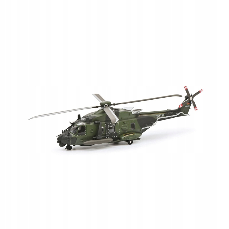 Diecast 1/87 skala niemieckiego helikoptera NH90 M