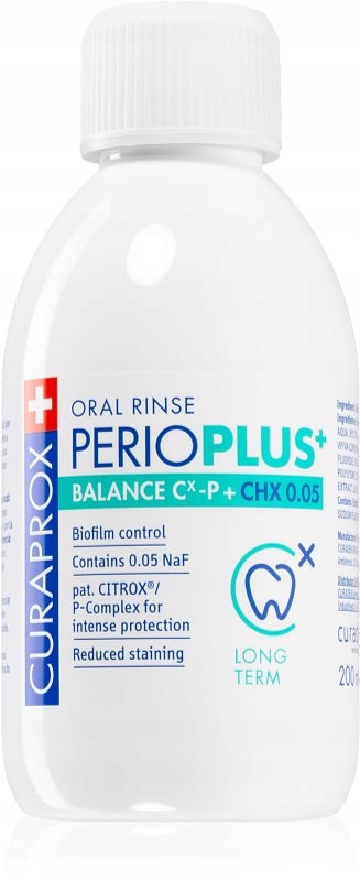 Curaprox Perio Plus+ Balance 0.05 CHX płyn do płukania ust 200 ml