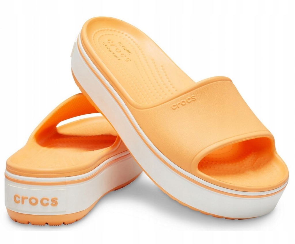 Klapki Damskie na platformie Crocs M8 41/42