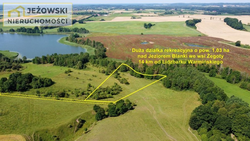 Działka, Żegoty, Kiwity (gm.), 10300 m²