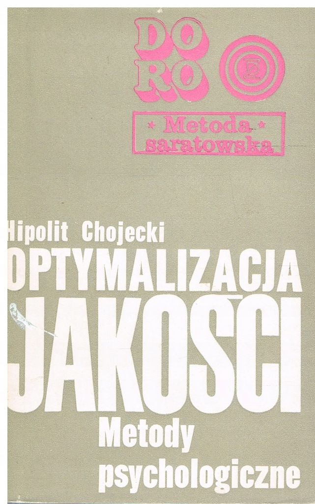 Chojecki OPTYMALIZACJA JAKOŚCI PSYCHOLOGICZNE