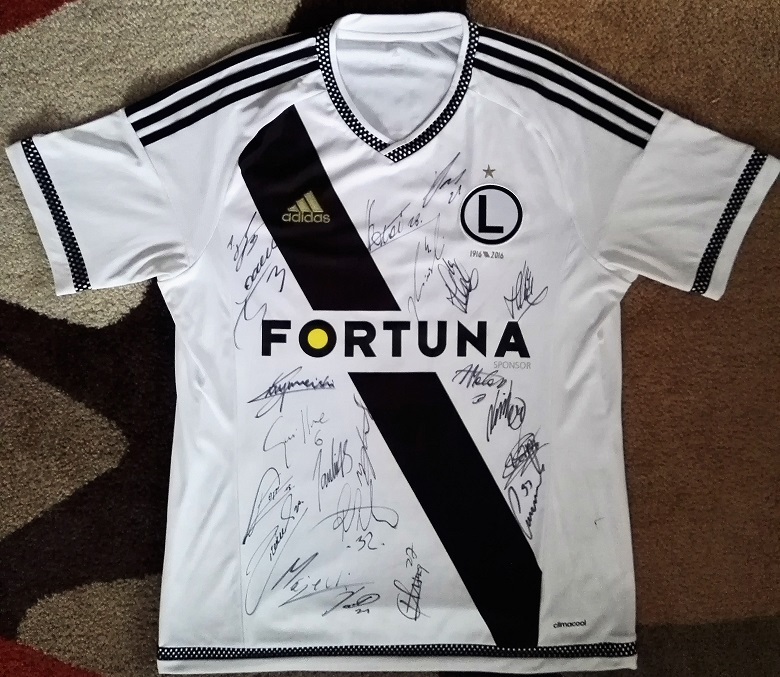 Koszulka Legia Warszawa Guilherme + Autografy