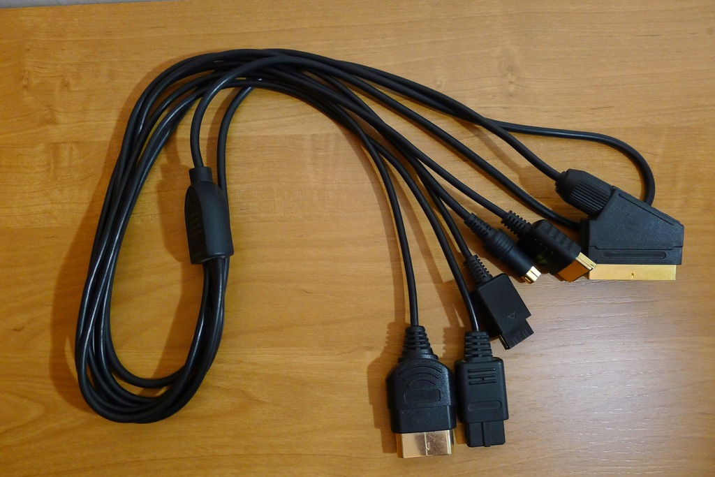 KABEL EURO RGB PLAYSTATION NINTENDO SEGA XBOX