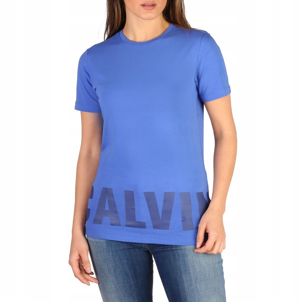 Koszulka damska Calvin Klein J30J304582 Niebiesk S