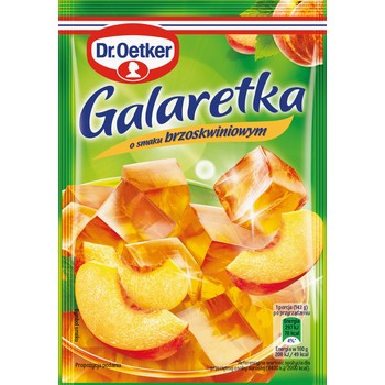 Dr. Oetker Galaretka o smaku brzoskwiniowym 72 g