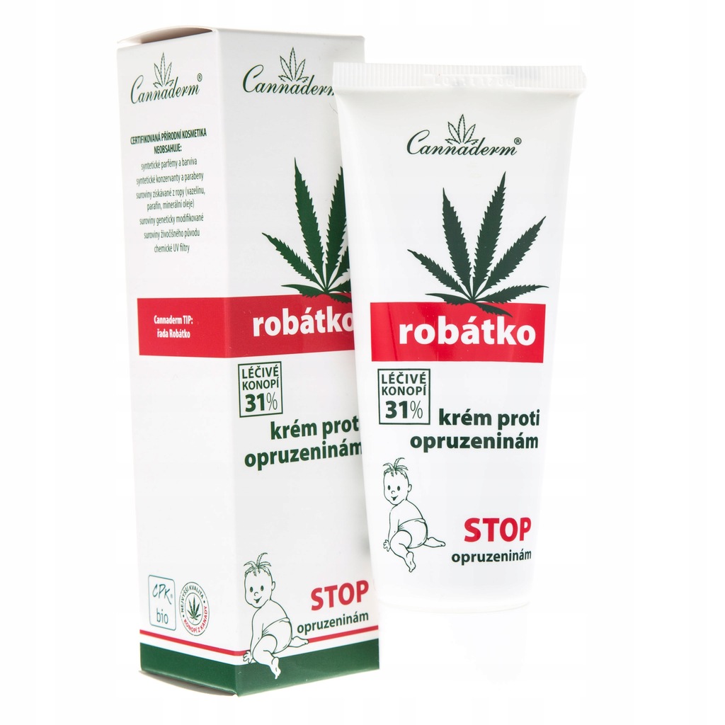 Cannaderm Robatko krem na odparzenia niemowląt 75g