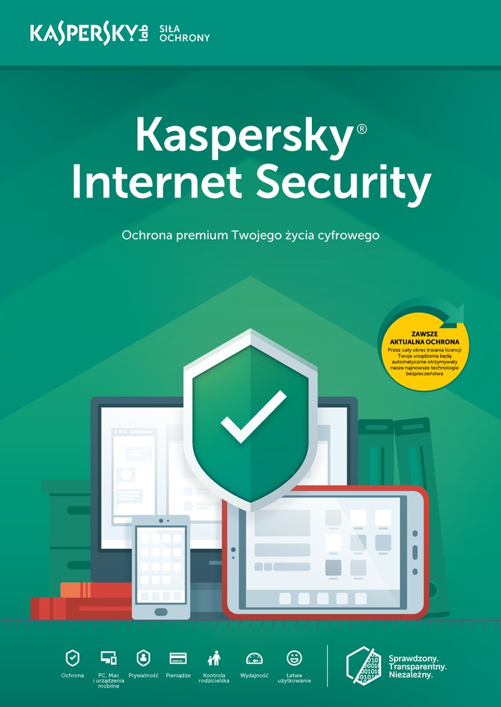 Kaspersky Internet Security 2018 1PC/1Y KONT Multi