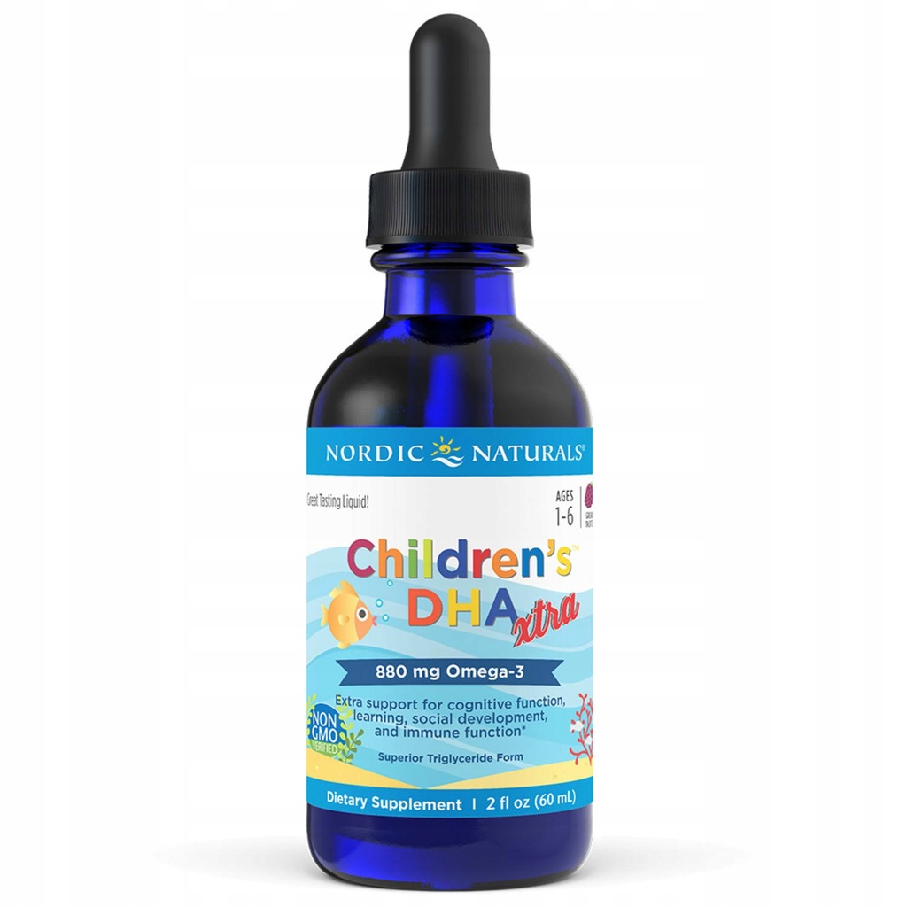 Nordic Naturals Children's DHA Xtra 880 mg Omega 3