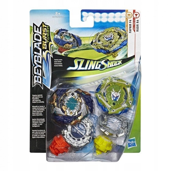 Hasbro Beyblade Burst Turbo bączek Sling Shock FAFNIR F4 D59 RUDR R4 D51