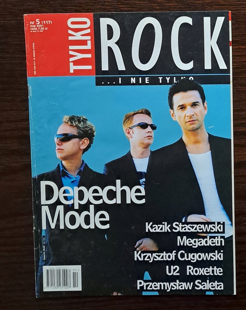 TYLKO ROCK - 5/2001 DEPECHE MODE. KAZIK. MEGADETH. CUGOWSKI. U2. ROXETTE.