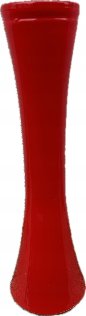 ładny WAZON czerwony szkło Modern Design