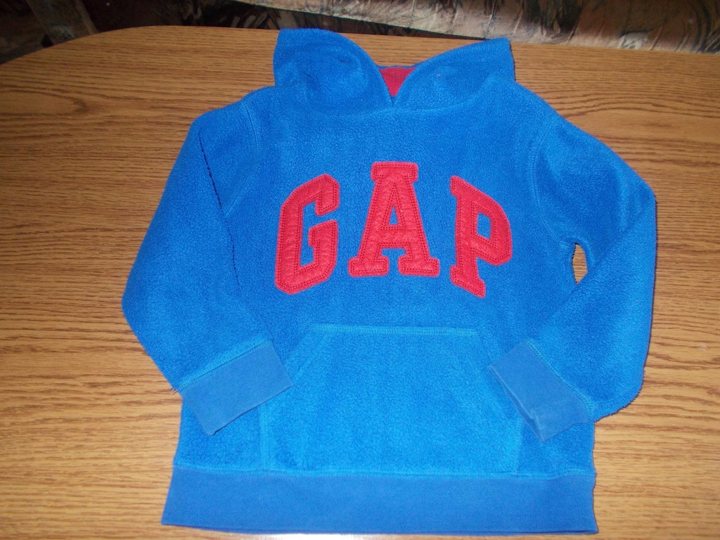 GAP bluza polarowa kobaltowa r 110-116cm