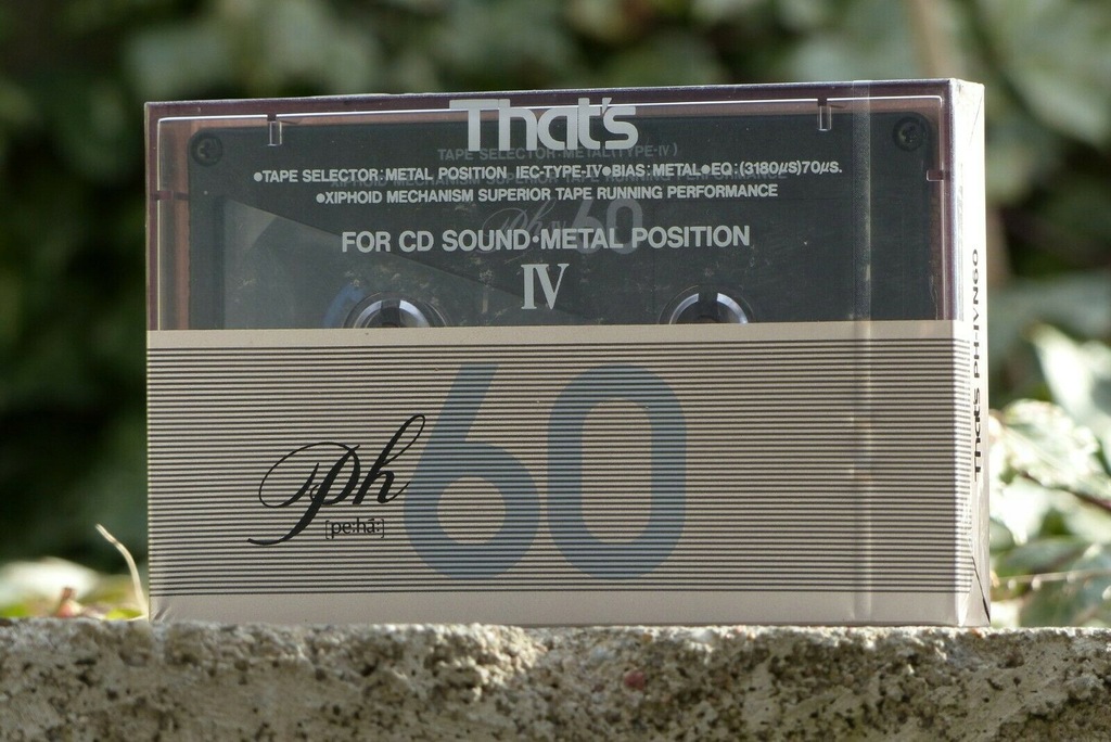 That's PH IV 60 metal kaseta nowa w folii