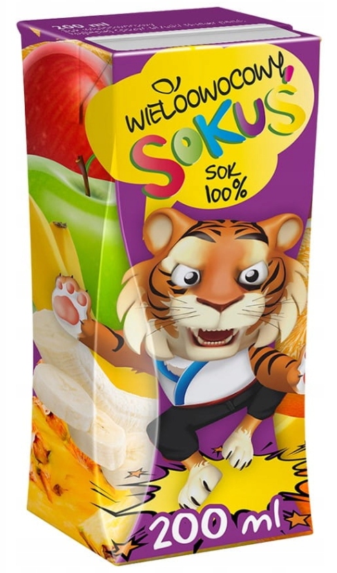 Sokuś Sok Wieloowocowy - 200 ml