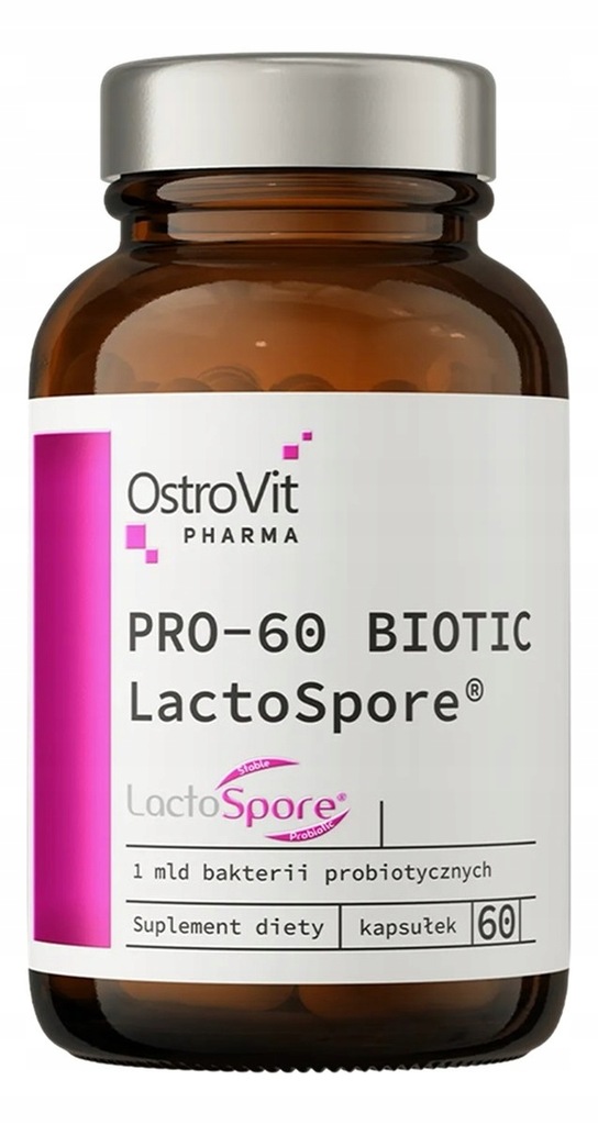 OstroVit Pro-60 biotic lactospore suplement diety 60 kapsułek