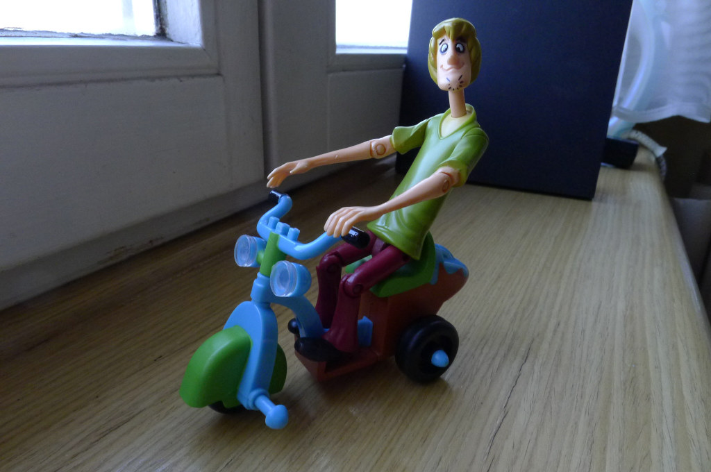 Figurka Kudłaty Scooby Doo Hanna-Barbera + skuter