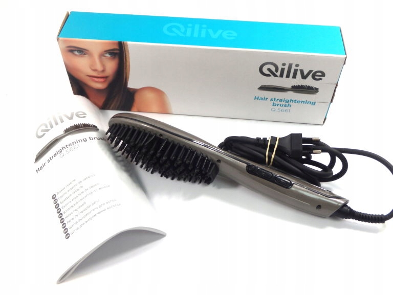 SZCZOTKA PROSTUJĄCA WŁOSY QILIVE Q.5661 PUDEŁKO