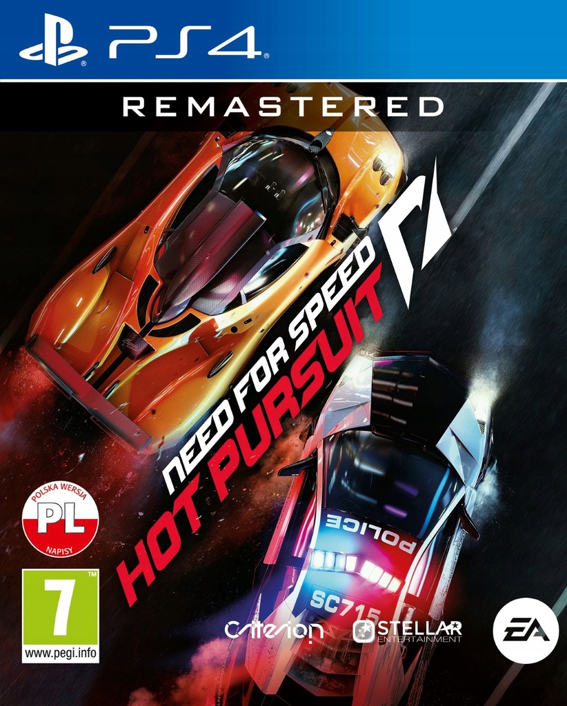 Need for Speed Hot Pursuit Remastered PL PS4