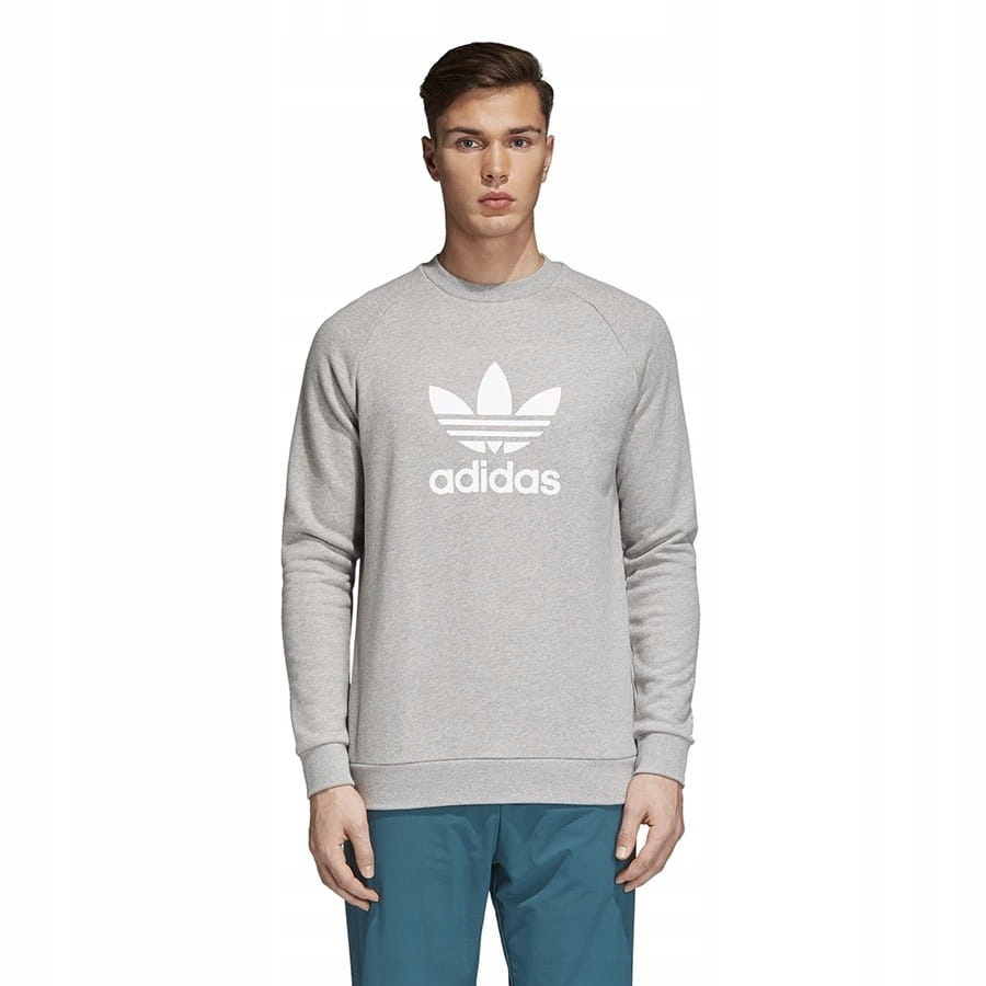 Bluza adidas Originals Trefoil Crew CY4573 - SZARY