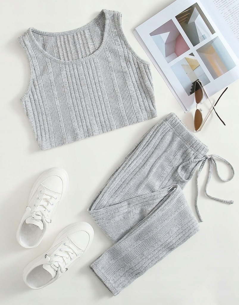 S _S1H DAMSKI SZARY KOMPLET