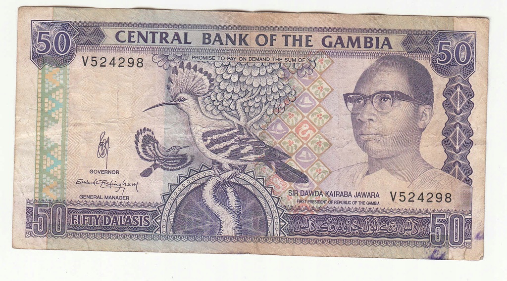 Gambia - 50 dalasis 1989 rok