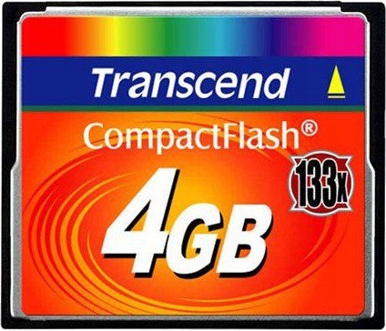 Karta pamięci TRANSCEND CF 4 GB Plastikowy pokrowi