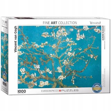 Puzzle 1000 el. Kwitnący migdałowiec, Vincent van Gogh KWIAT MIGDAŁOWY