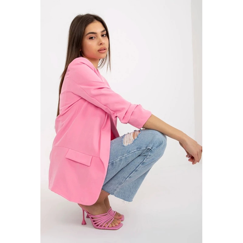 Marynarka Model DHJ-MA-7684.15P Pink - Italy Moda