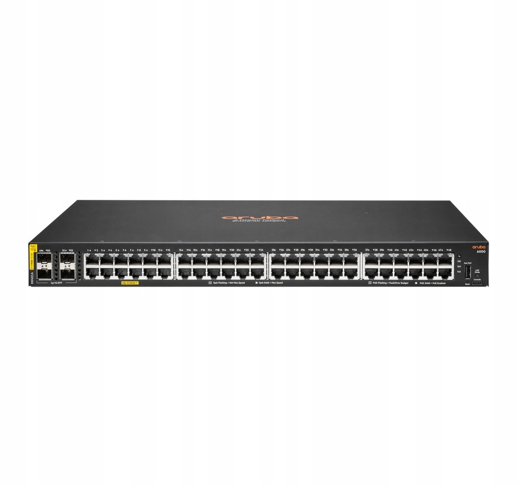 HPE Aruba 6000 48G CL4 4SFP Switch Europe - English localization