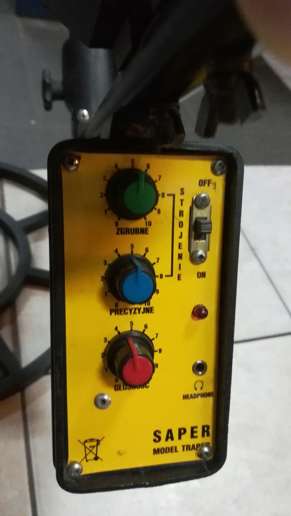 Wykrywacz metali Saper model Traper - 8405907314 - oficjalne archiwum