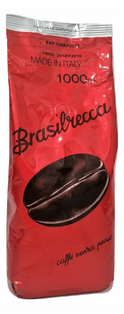 Kawa ziarnista Brasilrecca ROSSA RED 1000 G.