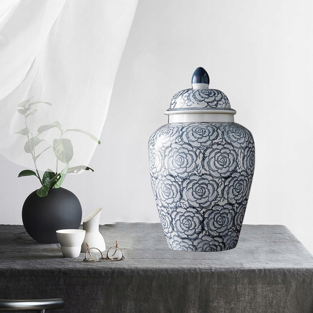 Ceramic Flower Vase Decorative Jar Large Style C
