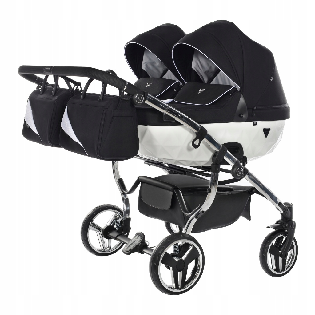 Wózek dziecięcy dla bliźniąt 4w1 Junama S Line Duo V2 04 | COSMO + isofix
