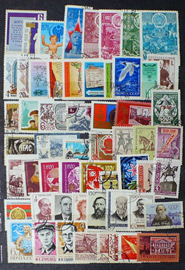 ZSRR - znaczki kasowane - zestaw 5