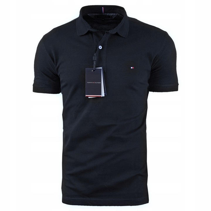 KOSZULKA POLO TOMMY HILFIGER REGULAR granat xl