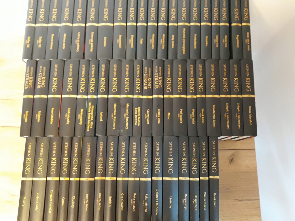 Kolekcja mistrza grozy Stephen King 57 tomów