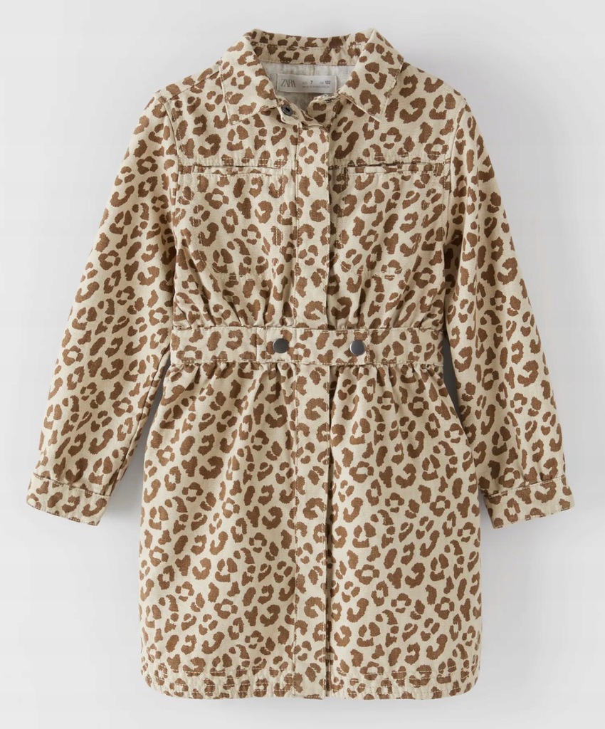 ZARA sukienka w zwierzęcy deseń animal print