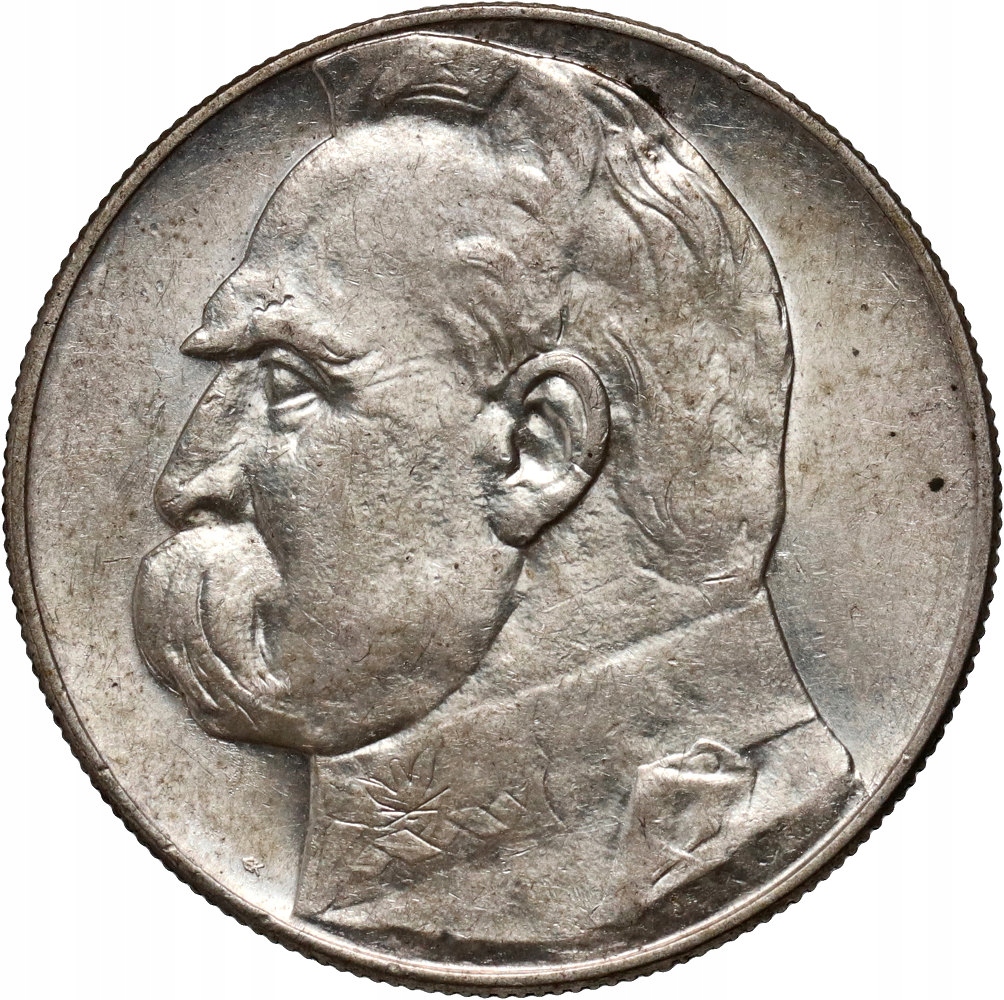 44. II RP, 10 złotych 1935, Józef Piłsudski
