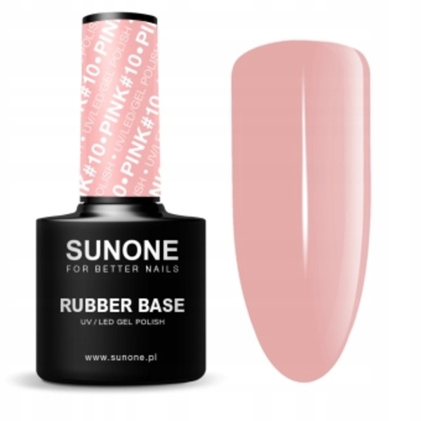 Sunone Rubber Base 10 Pink Baza kauczukowa