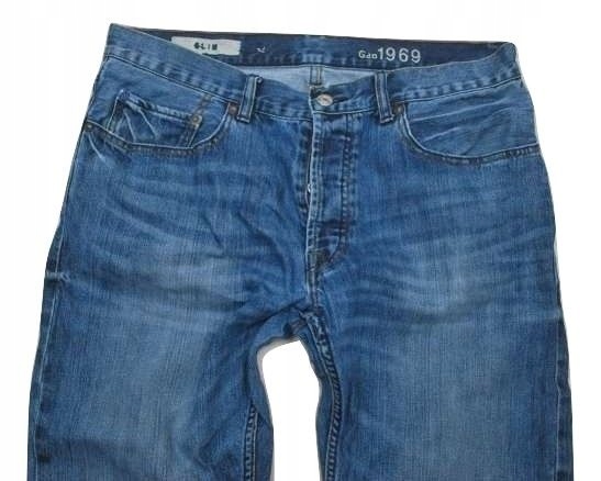 D Modne Wygodne Spodnie Jeans Gap 34/32 z USA!