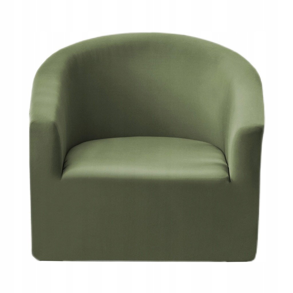 Solid Color Arm Slipcovers Washable Furniture Anti Slip Thick Army Green